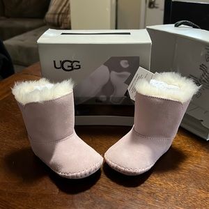 Pink Ugg Caden booties
